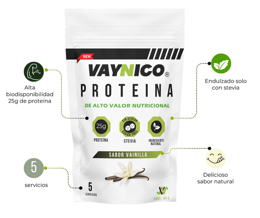 4 Paquetes de Proteína de Vainilla