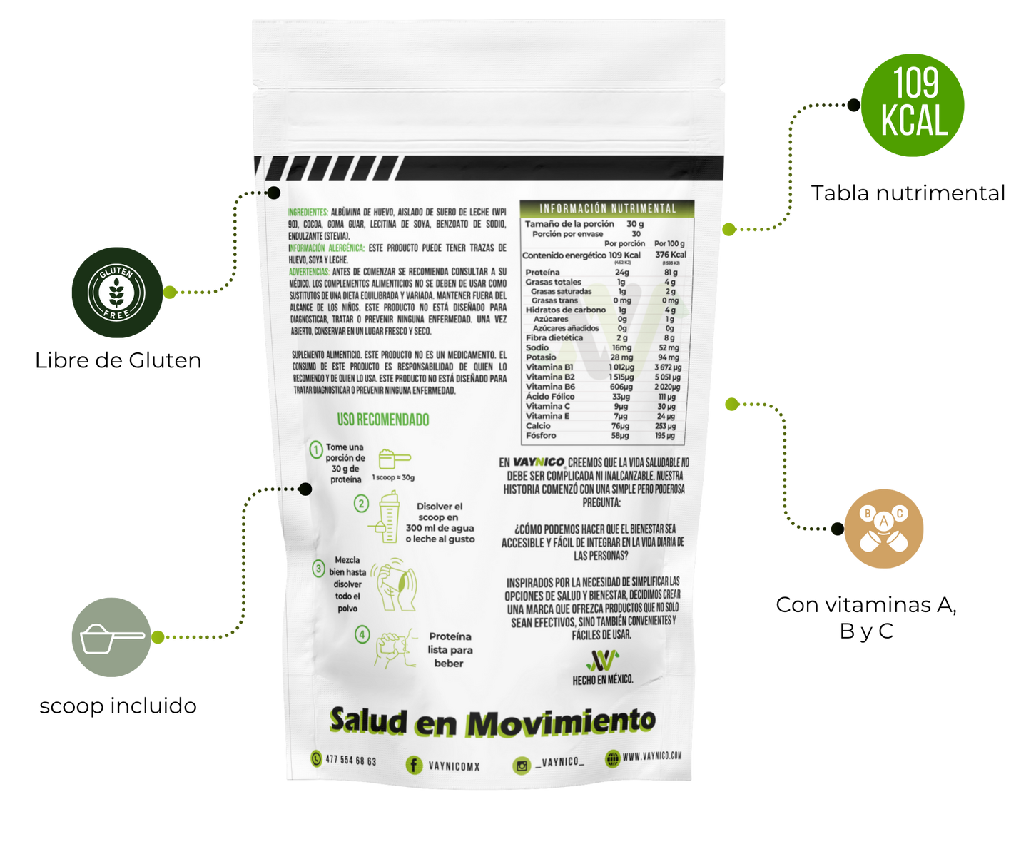 Proteina  Big Pouch / 30 scoops