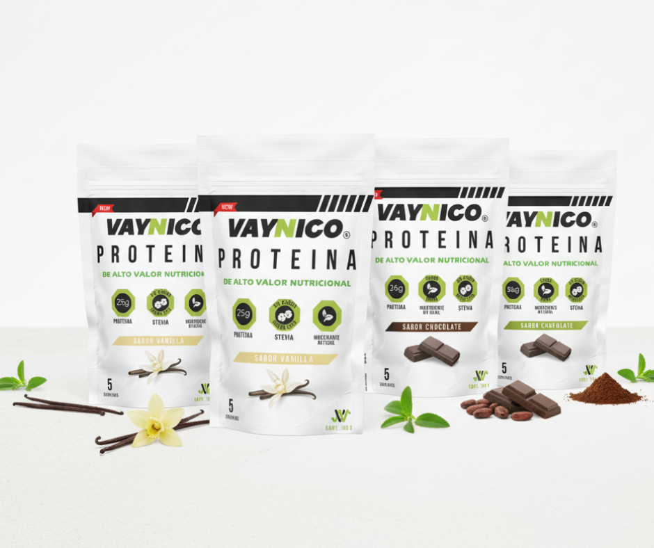 4 Paquetes de Proteína combinada chocolate / vainilla