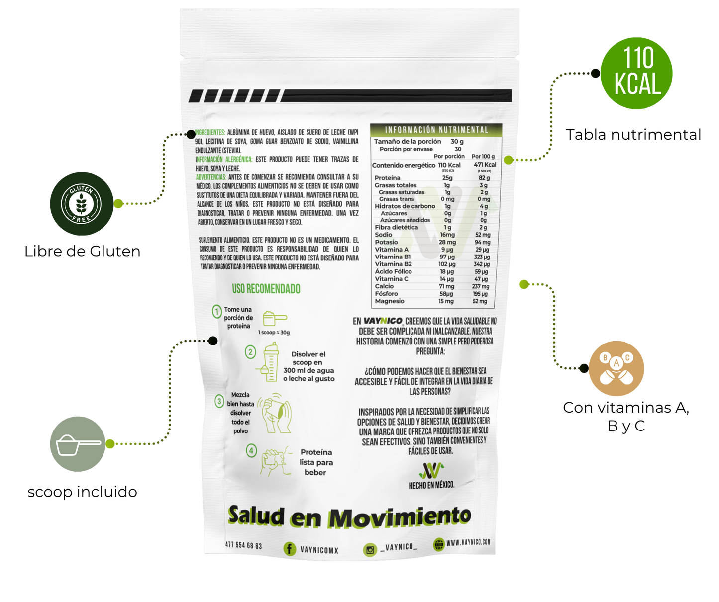 Proteina  Big Pouch / 30 scoops